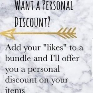 Want a personal discount??